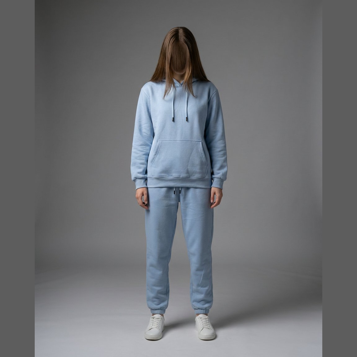 MARC LAUGE DODO JOG HOODIE SWEATS/VELOUR 109 SKY BLUE