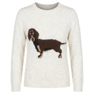 MOONDUST DOG KNIT KNITWEAR 20 OFF WHITE