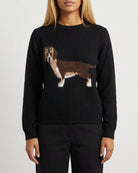 MOONDUST DOG KNIT KNITWEAR 80 BLACK