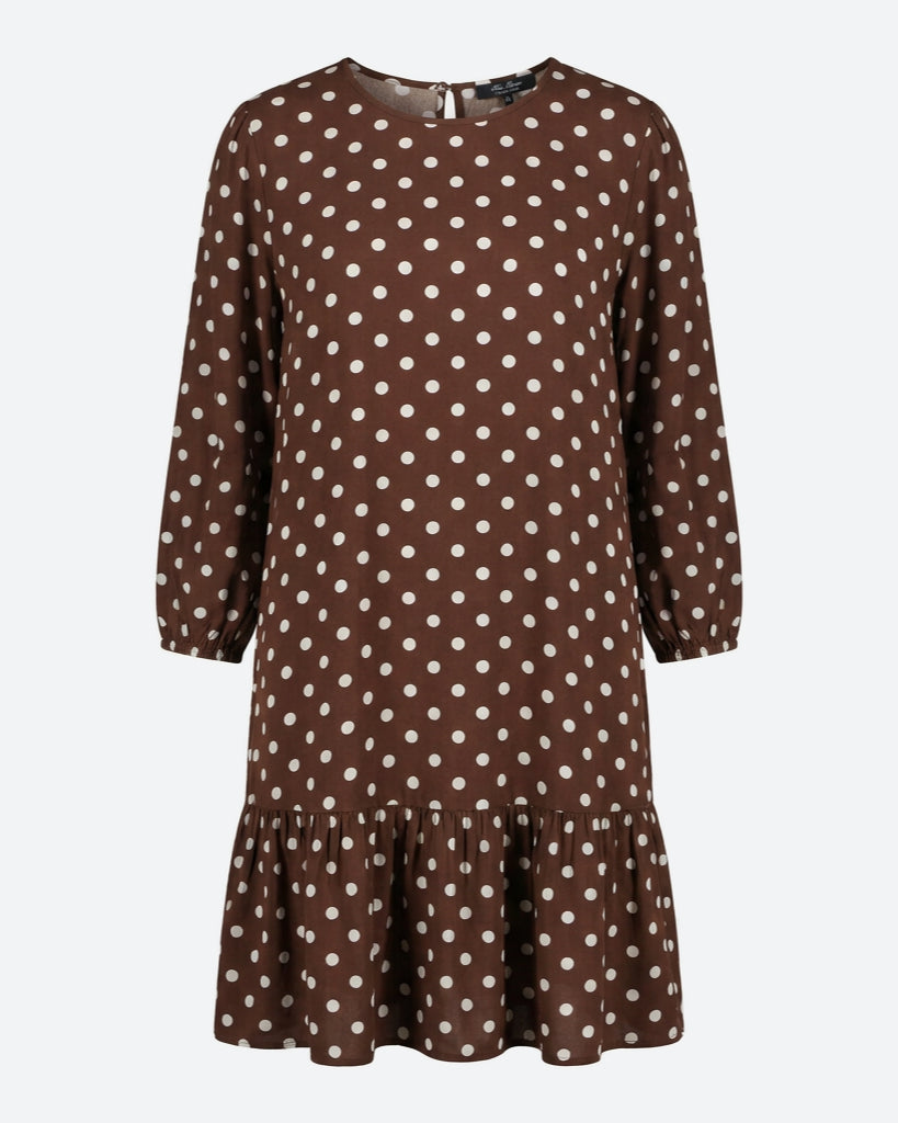 MARC LAUGE DOT DRESS DRESS/JUMPSUIT 129 CHOCOLATE