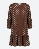 MARC LAUGE DOT DRESS DRESS/JUMPSUIT 129 CHOCOLATE