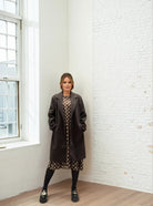 MARC LAUGE DOT DRESS DRESS/JUMPSUIT 129 CHOCOLATE