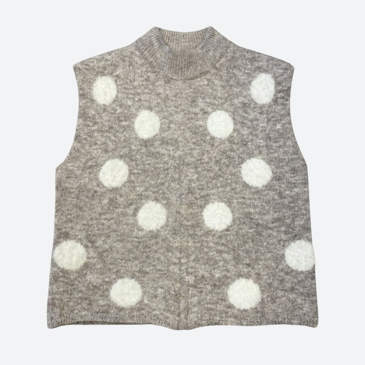 MOONDUST DOT VEST KNITWEAR 136 FANGO