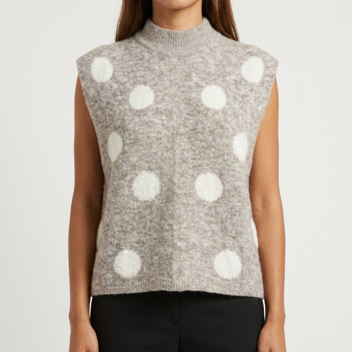 MOONDUST DOT VEST KNITWEAR 136 FANGO