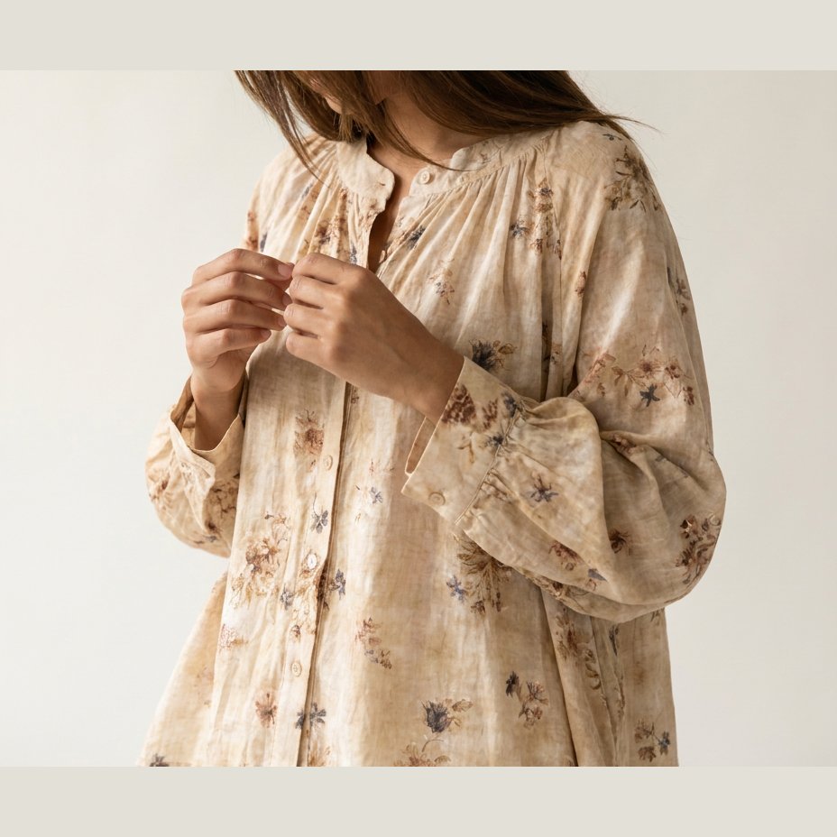 MOONDUST DUST FLOWER BLOUSE BLOUSE/SHIRT 136 FANGO