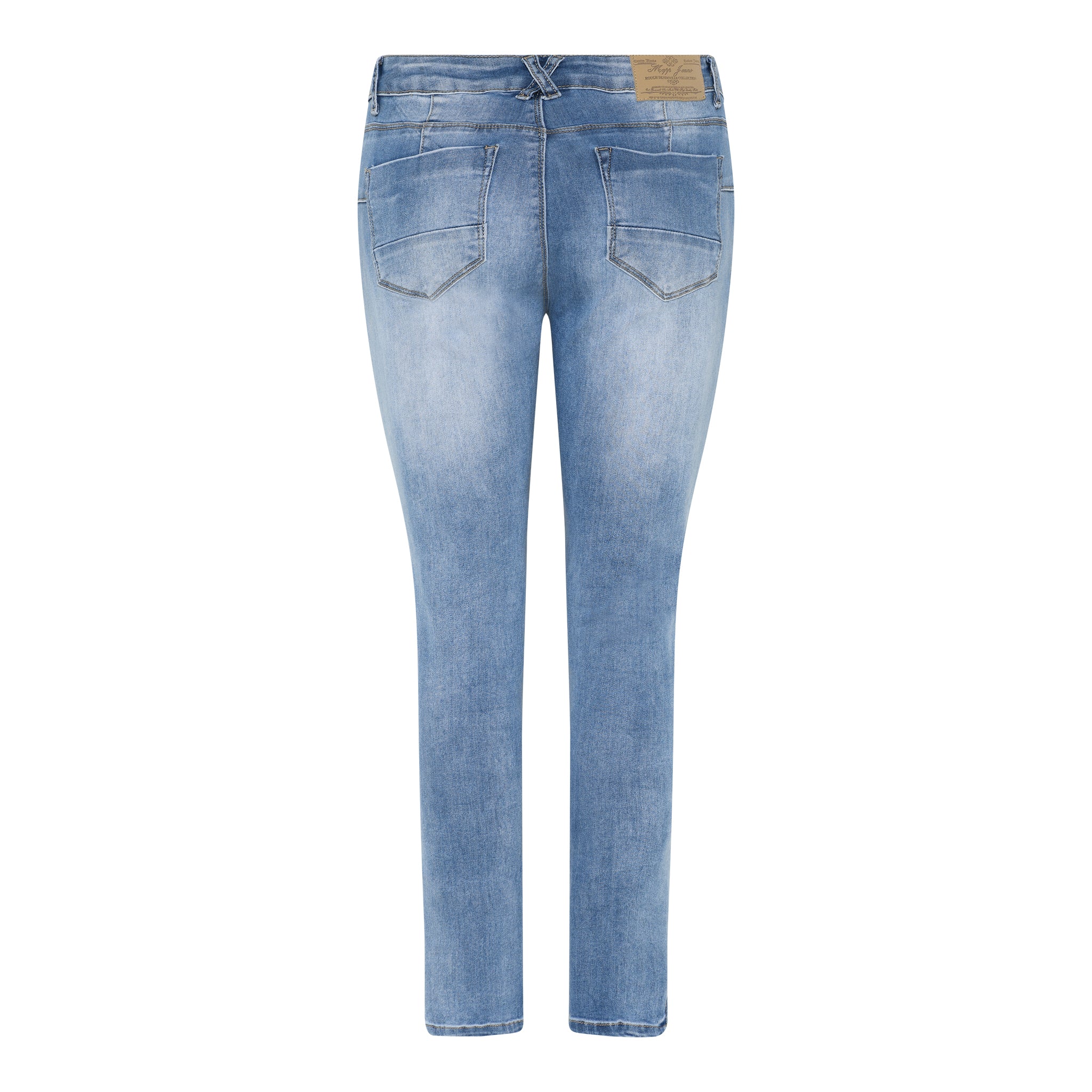 MAPP ELINE 7/8 PUSH UP DENIM JEANS DENIM/TWILL 9196 LIGHT BLUE USED