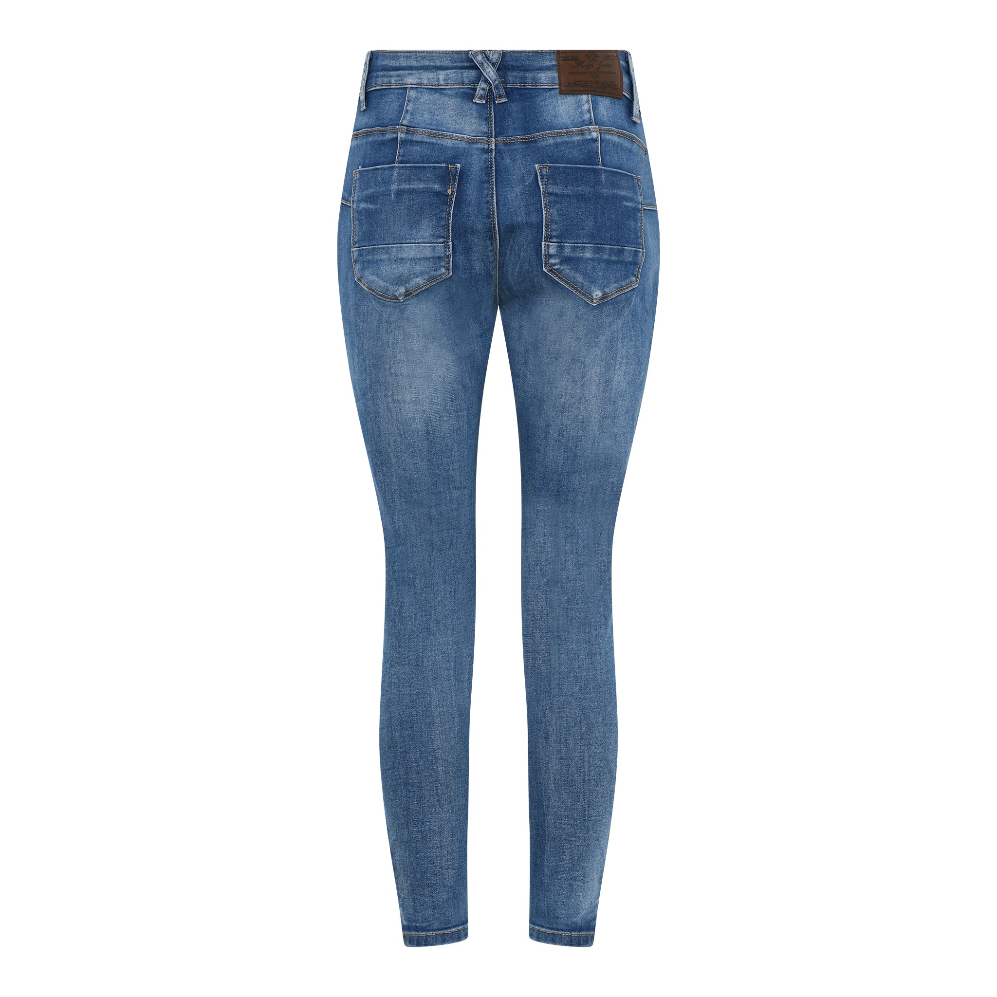 MAPP ELINE 7/8 PUSH UP DENIM JEANS DENIM/TWILL 9396 DENIM USED