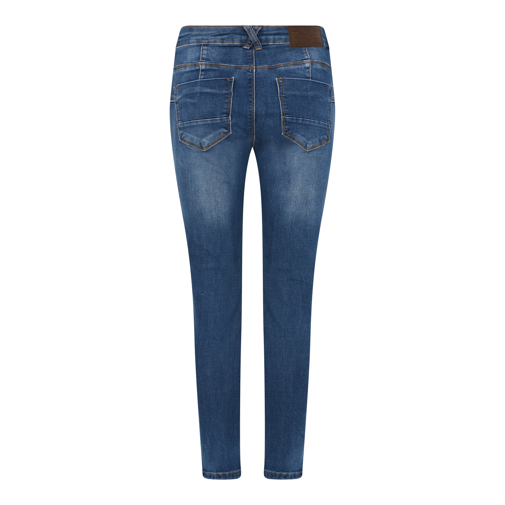 MAPP ELINE 7/8 PUSH UP DENIM JEANS DENIM/TWILL 9696 BLUE DENIM USED