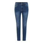 MAPP ELINE 7/8 PUSH UP DENIM JEANS DENIM/TWILL 9696 BLUE DENIM USED