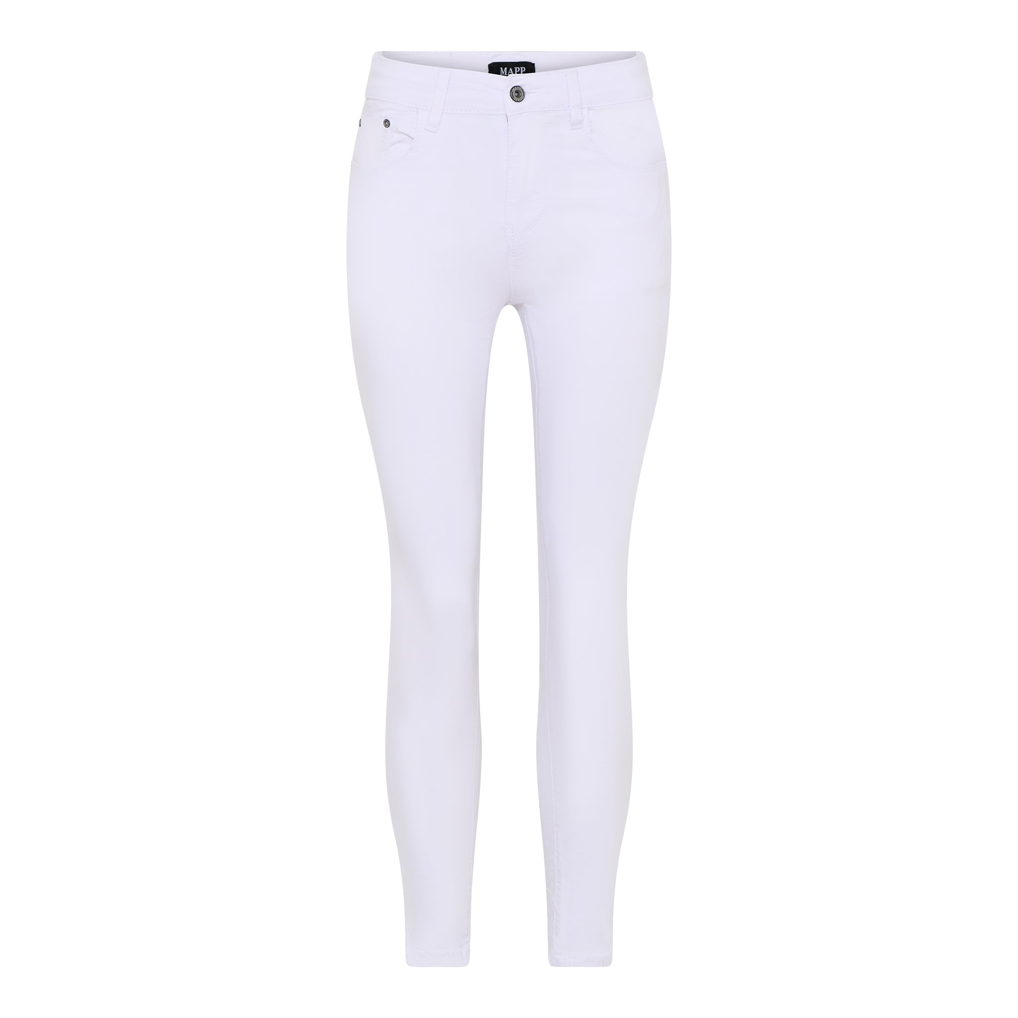 MAPP ELINE 7/8 PUSH UP TWILL JEANS DENIM/TWILL 10 WHITE