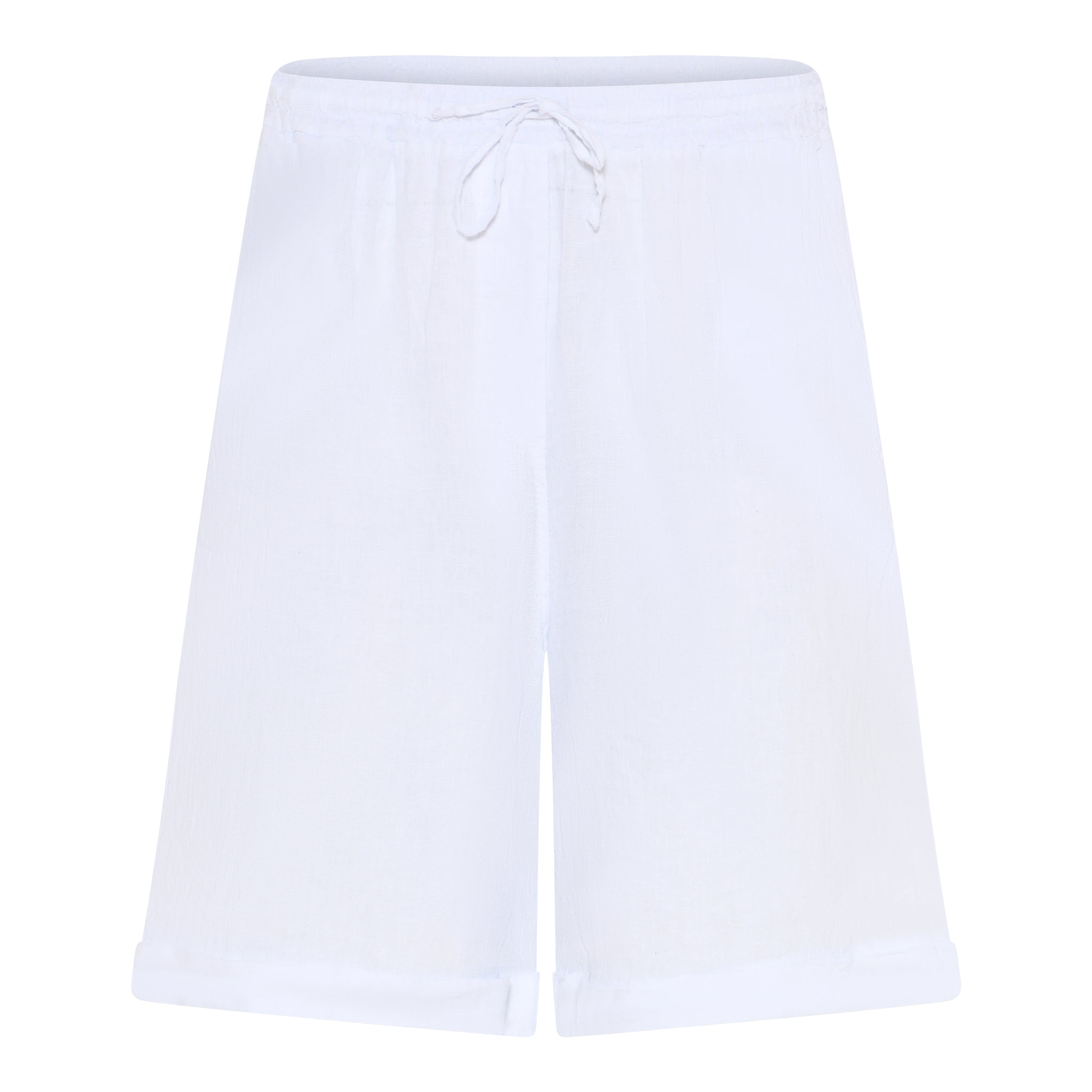 MAPP ELLI LIN SHORTS LINEN 10 WHITE