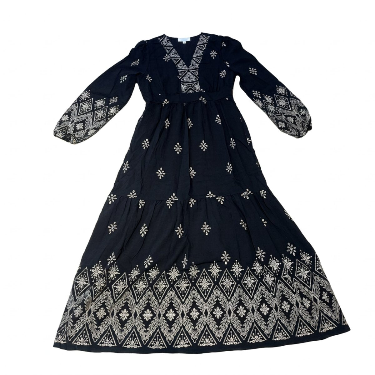 MOONDUST EMB DRESS LONG DRESS/JUMPSUIT 80 BLACK