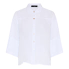 MAPP EVA WIDE LIN SHIRT LINEN 10 WHITE