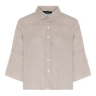 MAPP EVA WIDE LIN SHIRT LINEN 27 SAND