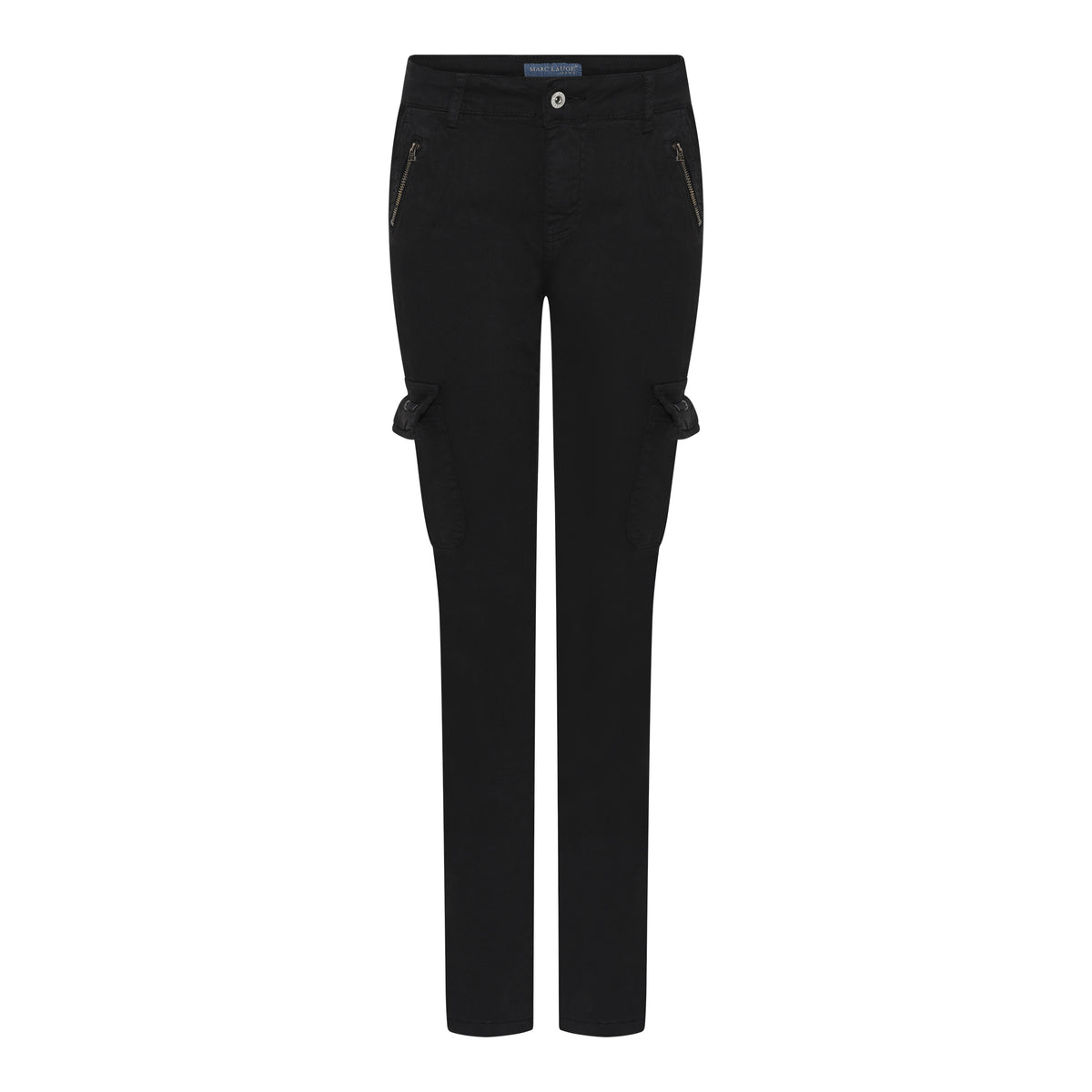MARC LAUGE Ella Cargo Twill Jeans DENIM/TWILL 80 BLACK