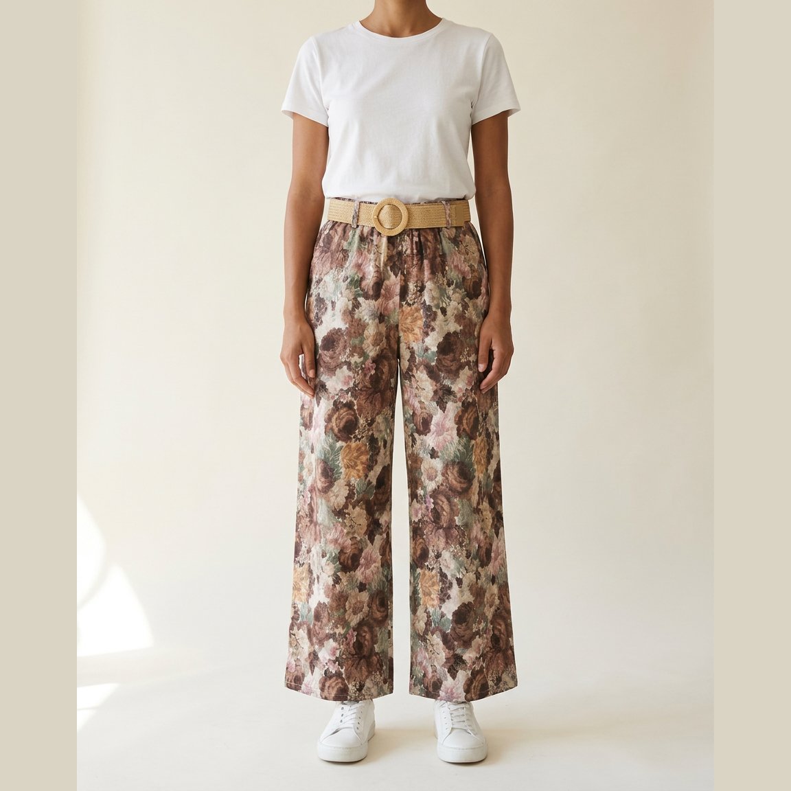 MOONDUST FL BAROK PANT WIDE PANTS 129 CHOCOLATE