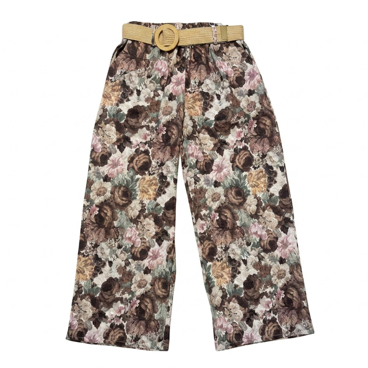 MOONDUST FL BAROK PANT WIDE PANTS 129 CHOCOLATE