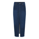 MAPP FUNK LONG SKIRT SHORTS/SKIRT 9696 BLUE DENIM USED