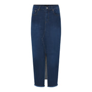 MAPP FUNK LONG SKIRT SHORTS/SKIRT 9696 BLUE DENIM USED