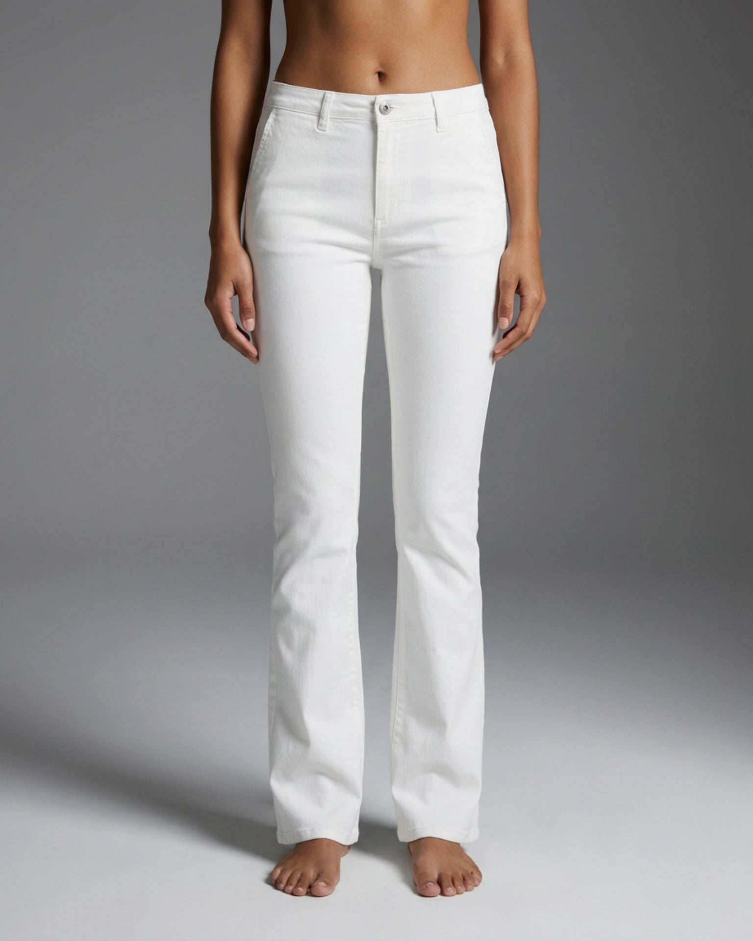 M JEANS Flare Bootcut Baby Corduroy Jeans CORD/FLØJL 20 OFF WHITE