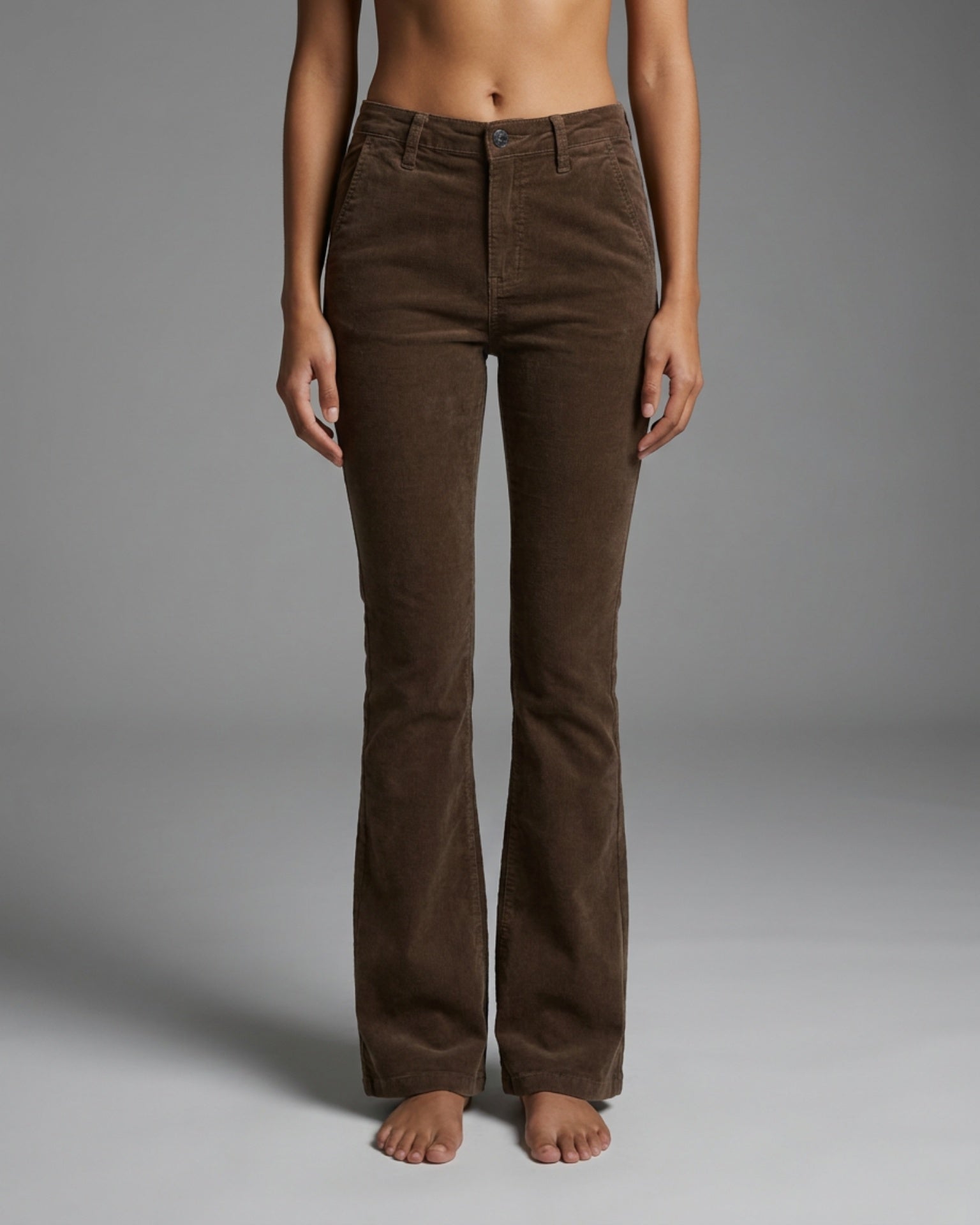 M JEANS Flare Bootcut Baby Corduroy Jeans CORD/FLØJL 135 EARTH