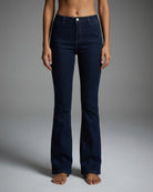 M JEANS Flare Bootcut Denim Jeans DENIM/TWILL 98 DARK BLUE