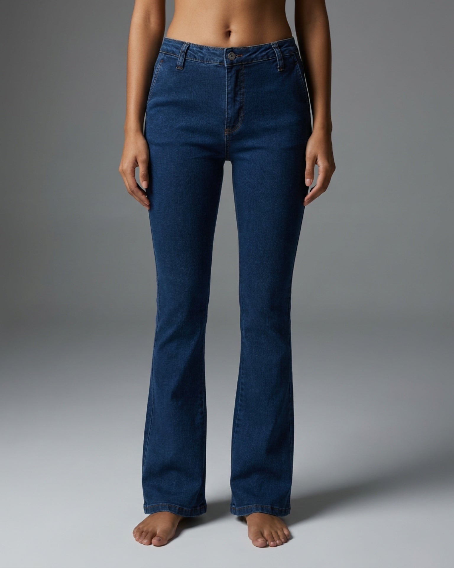 M JEANS Flare Bootcut Denim Jeans DENIM/TWILL 93 CLASSIC BLUE DENIM