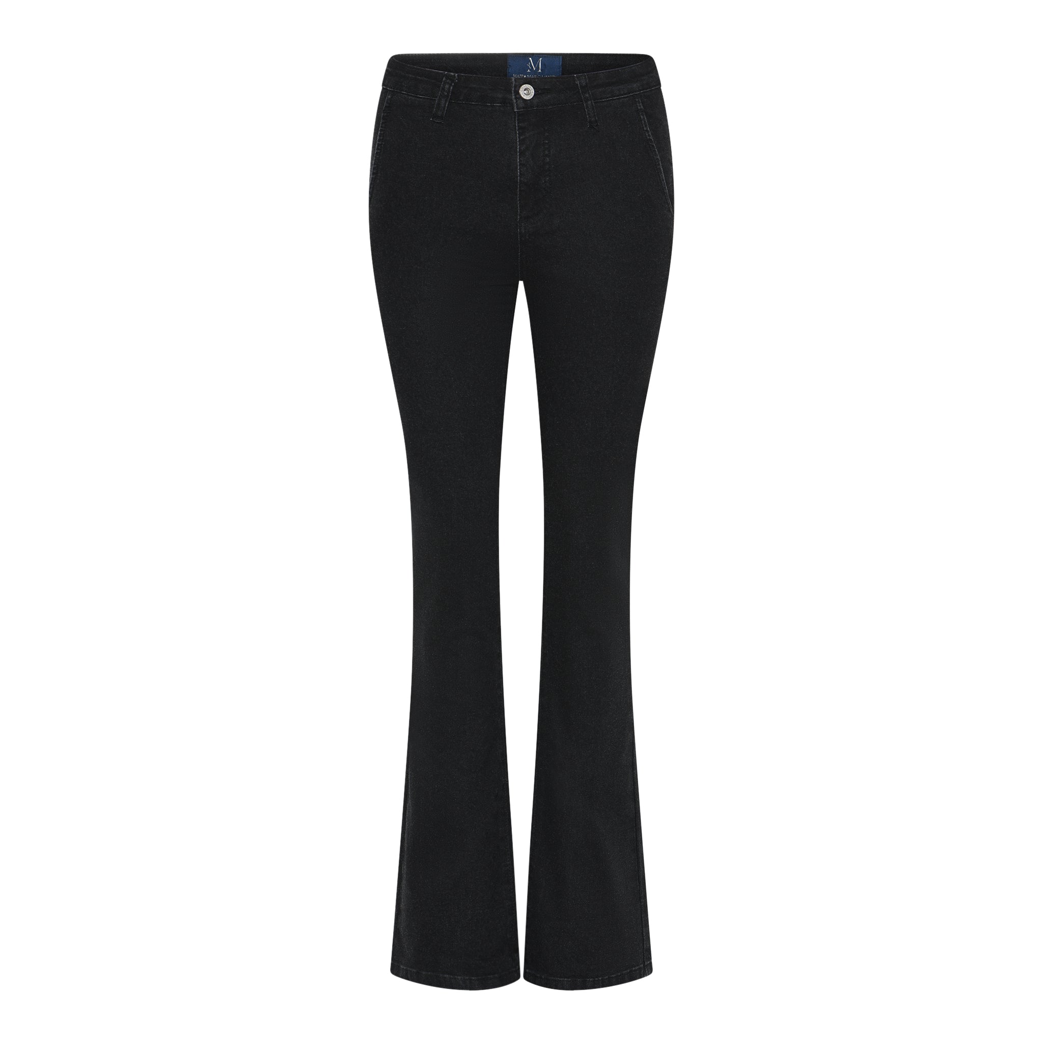 M JEANS Flare High Waist Denim Jeans | M Jeans DENIM/TWILL 81 BLACK DENIM