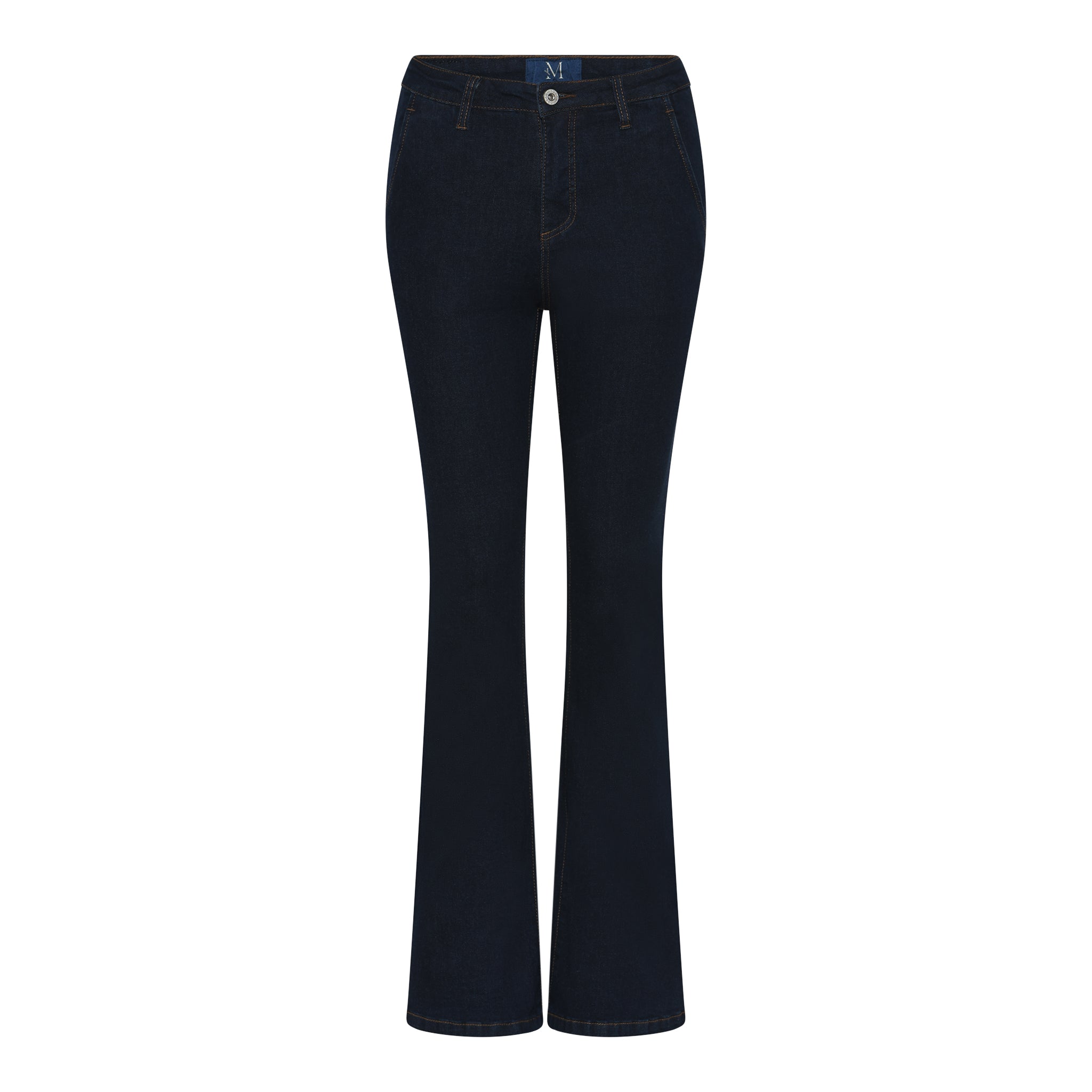 M JEANS Flare High Waist Denim Jeans | M Jeans DENIM/TWILL 98 DARK BLUE