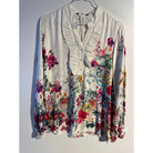 MAPP GARDEN FLOWER FRILL SHIRT BLOUSE/SHIRT 514 PINK
