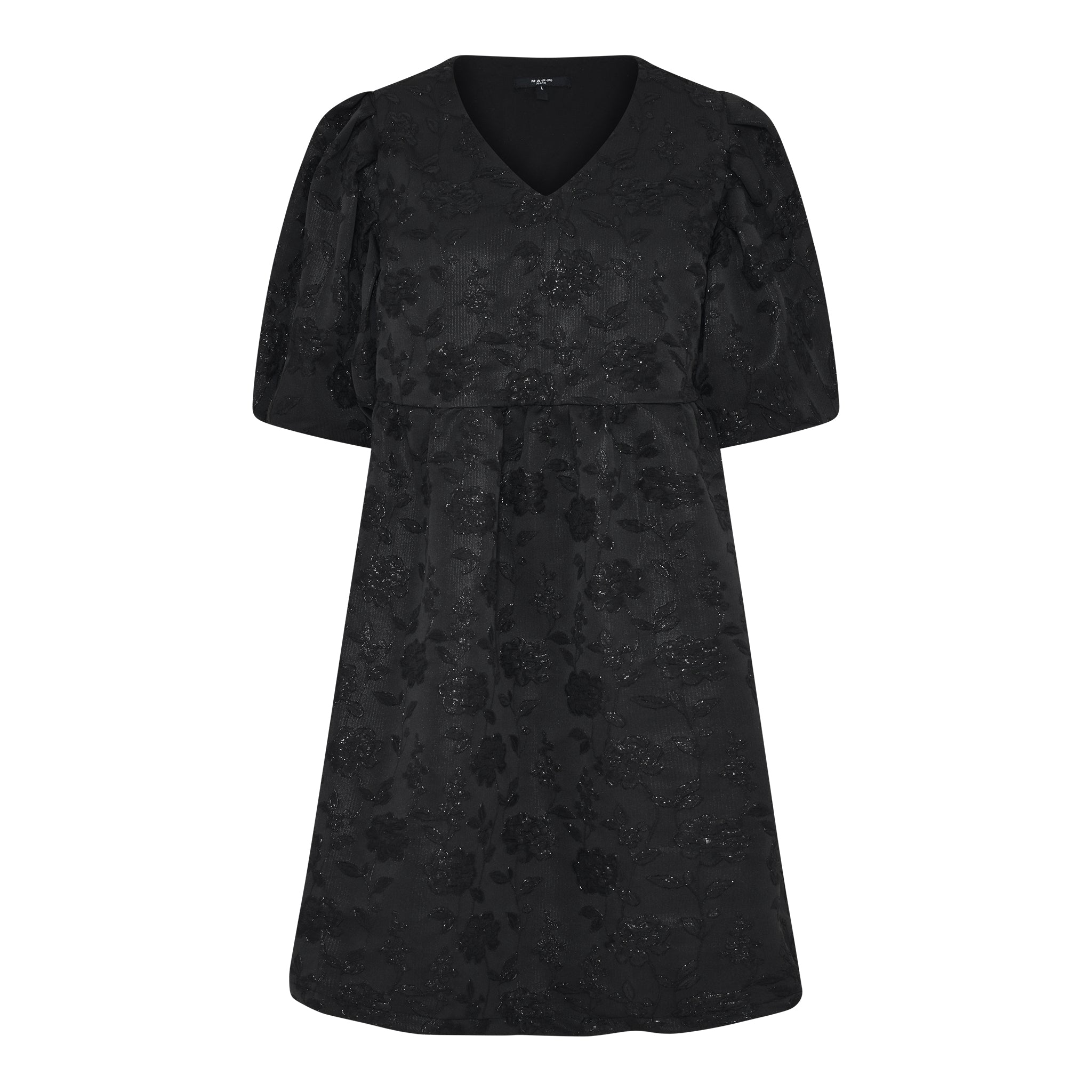 MAPP GLOW PUFF DRESS DRESS/JUMPSUIT 80 BLACK