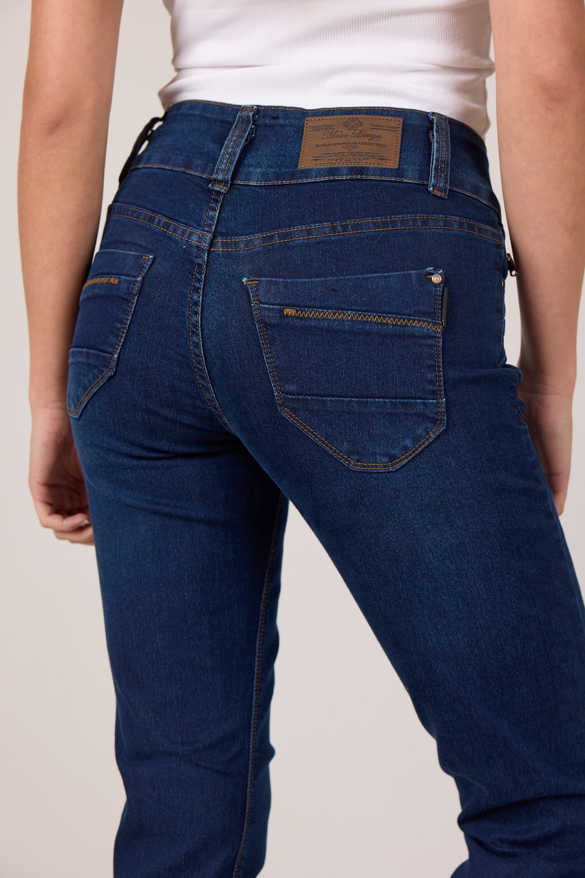 MARC LAUGE GUSSI DENIM JEANS DENIM/TWILL 9696 BLUE DENIM USED