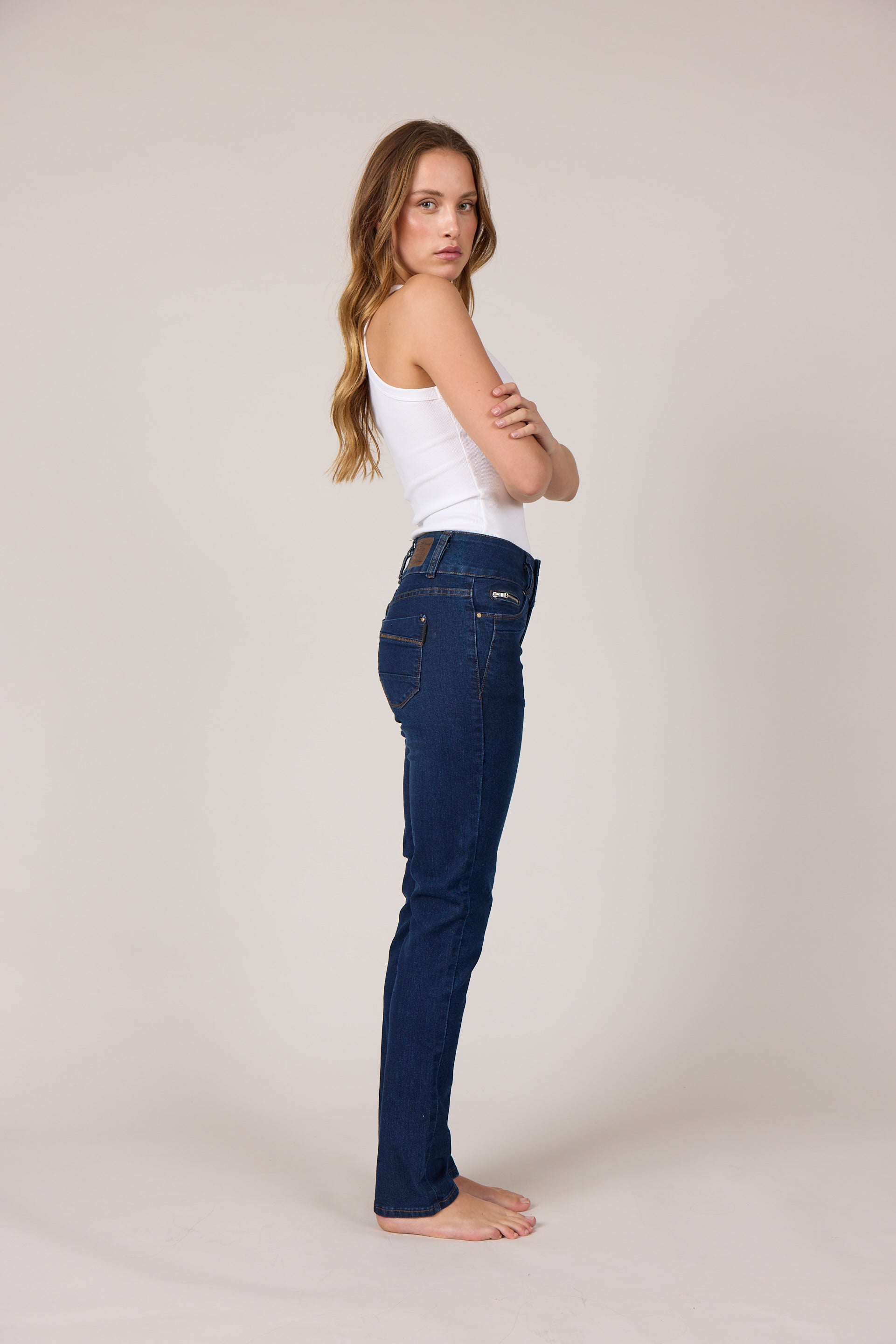 MARC LAUGE GUSSI DENIM JEANS DENIM/TWILL 9696 BLUE DENIM USED