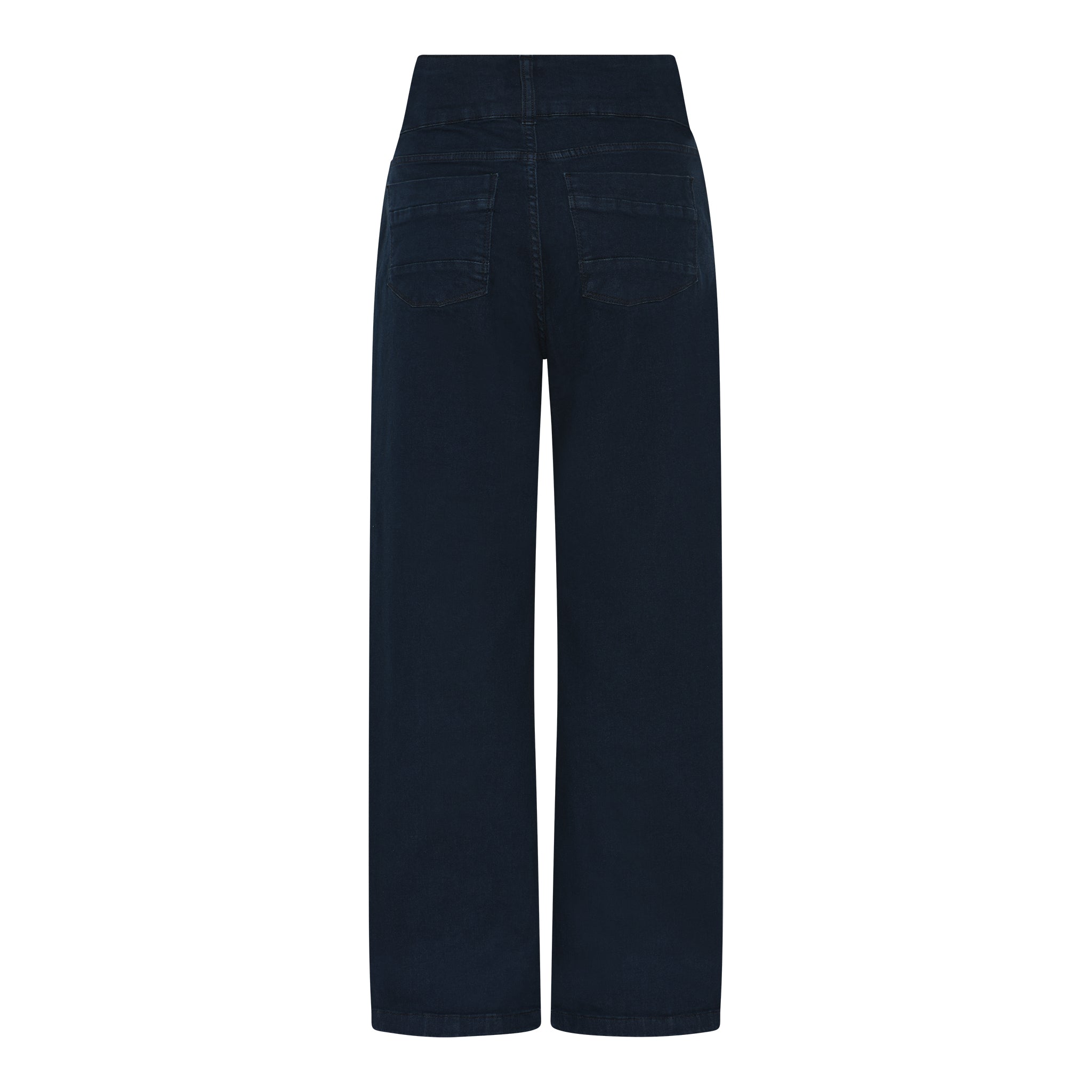 MARC LAUGE GUSSI FLARE JEANS PANTS 9896 DARK BLUE USED