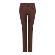 MARC LAUGE Gussi Coated Jeans COATED 614 MOCHA