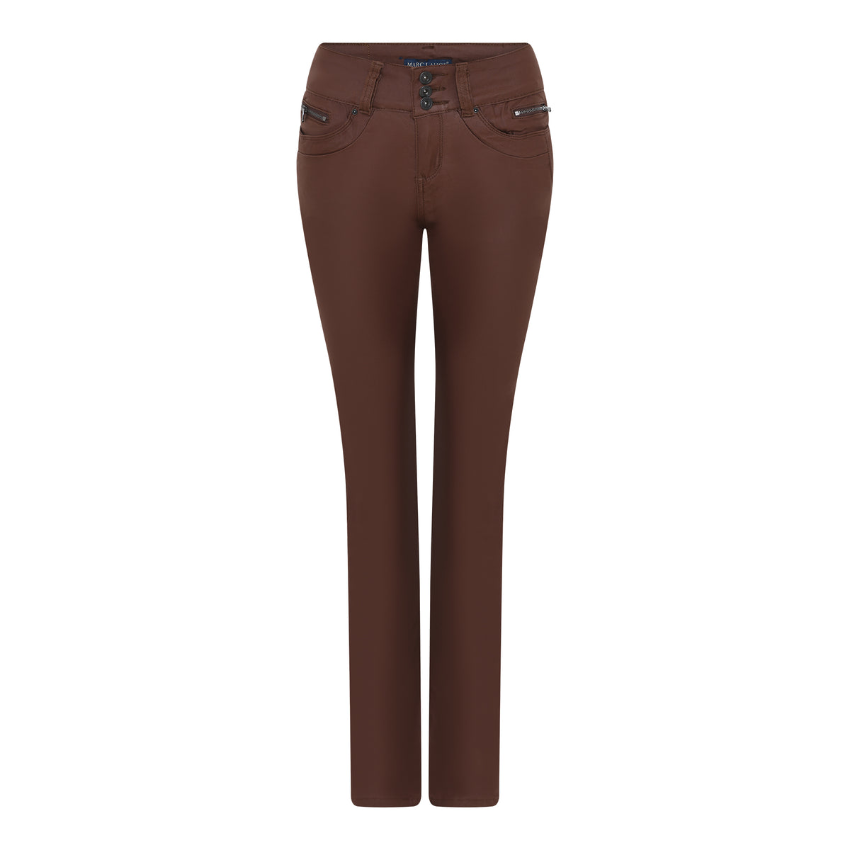MARC LAUGE Gussi Coated Jeans COATED 614 MOCHA