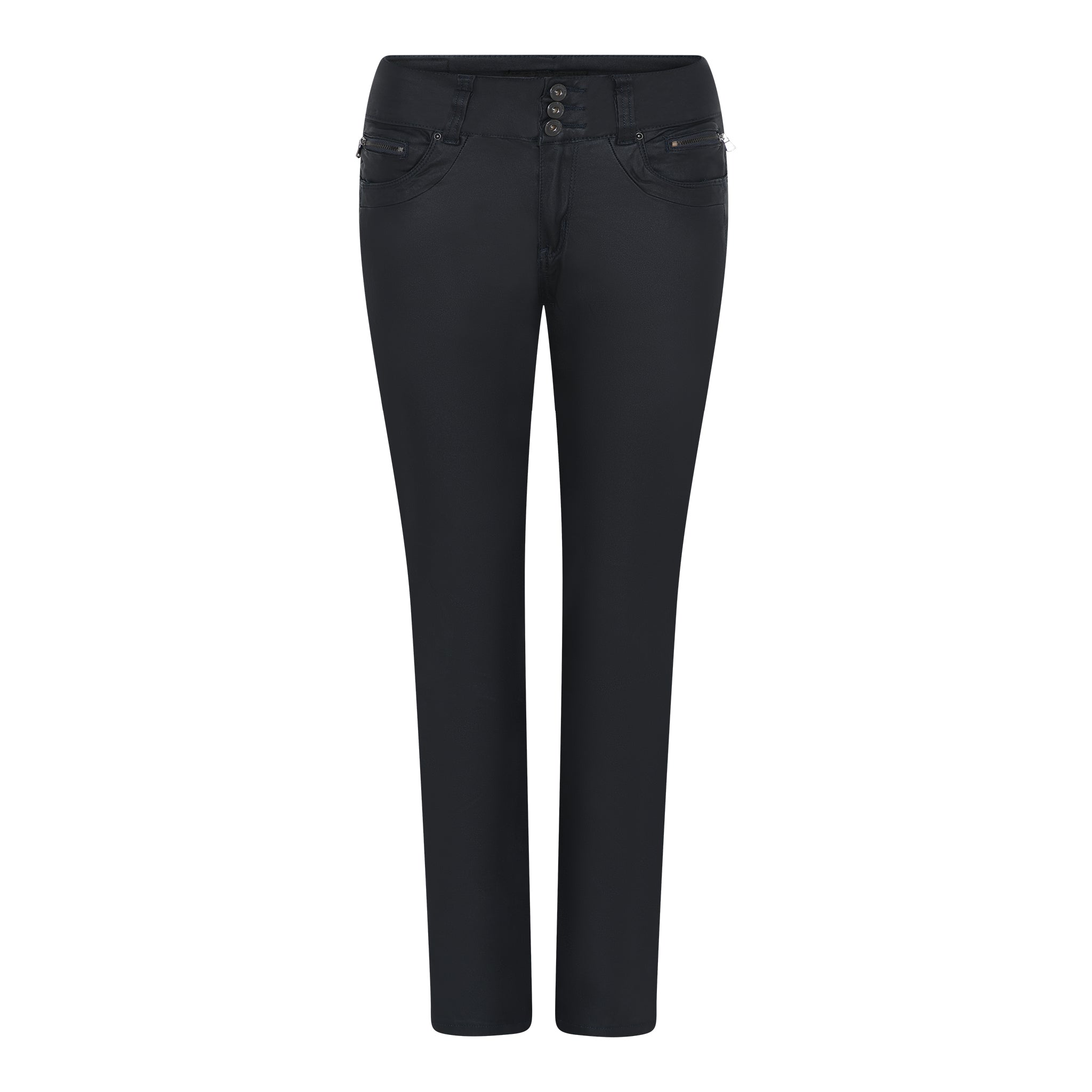 MARC LAUGE Gussi Coated Jeans COATED 9899 NAVY COATED