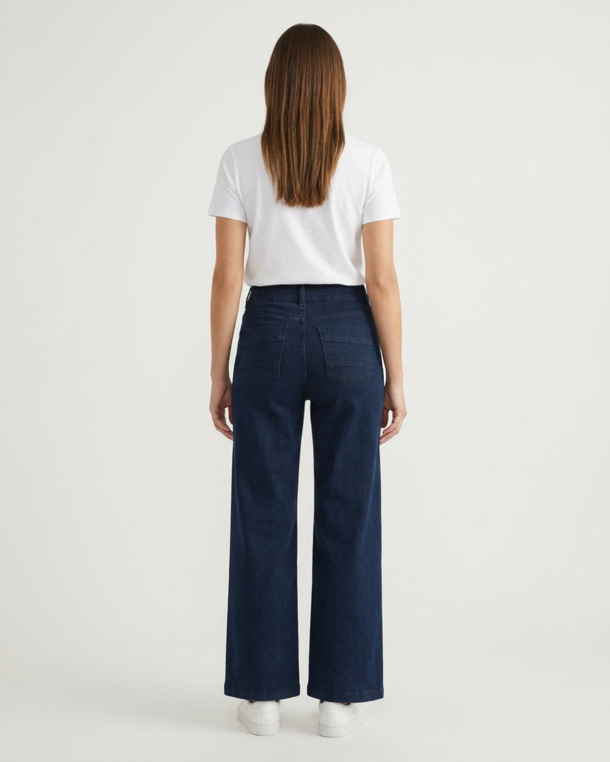 MARC LAUGE Gussi Flare Jeans PANTS 9896 DARK BLUE USED