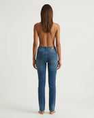 MARC LAUGE Gussi Mid Waist Straight Leg Jeans | Marc Lauge DENIM/TWILL 9396 DENIM USED