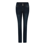 MARC LAUGE Gussi Straight Leg Jeans DENIM/TWILL 9699996 BENNETON BLUE