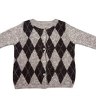 MOONDUST HARLEKIN CARDIGAN LONG SL KNITWEAR 136 FANGO
