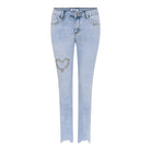 MAPP HEART DIAMOND JEANS DENIM/TWILL 8996 LIGHT BLUE USED