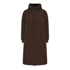 MAPP HOODY LONG JACKET OUTERWEAR 129 CHOCOLATE