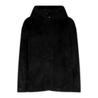 M JEANS HOOD MINKY JACKET OUTERWEAR 80 BLACK