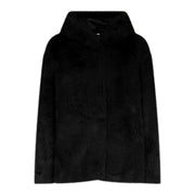 M JEANS HOOD MINKY JACKET OUTERWEAR 80 BLACK
