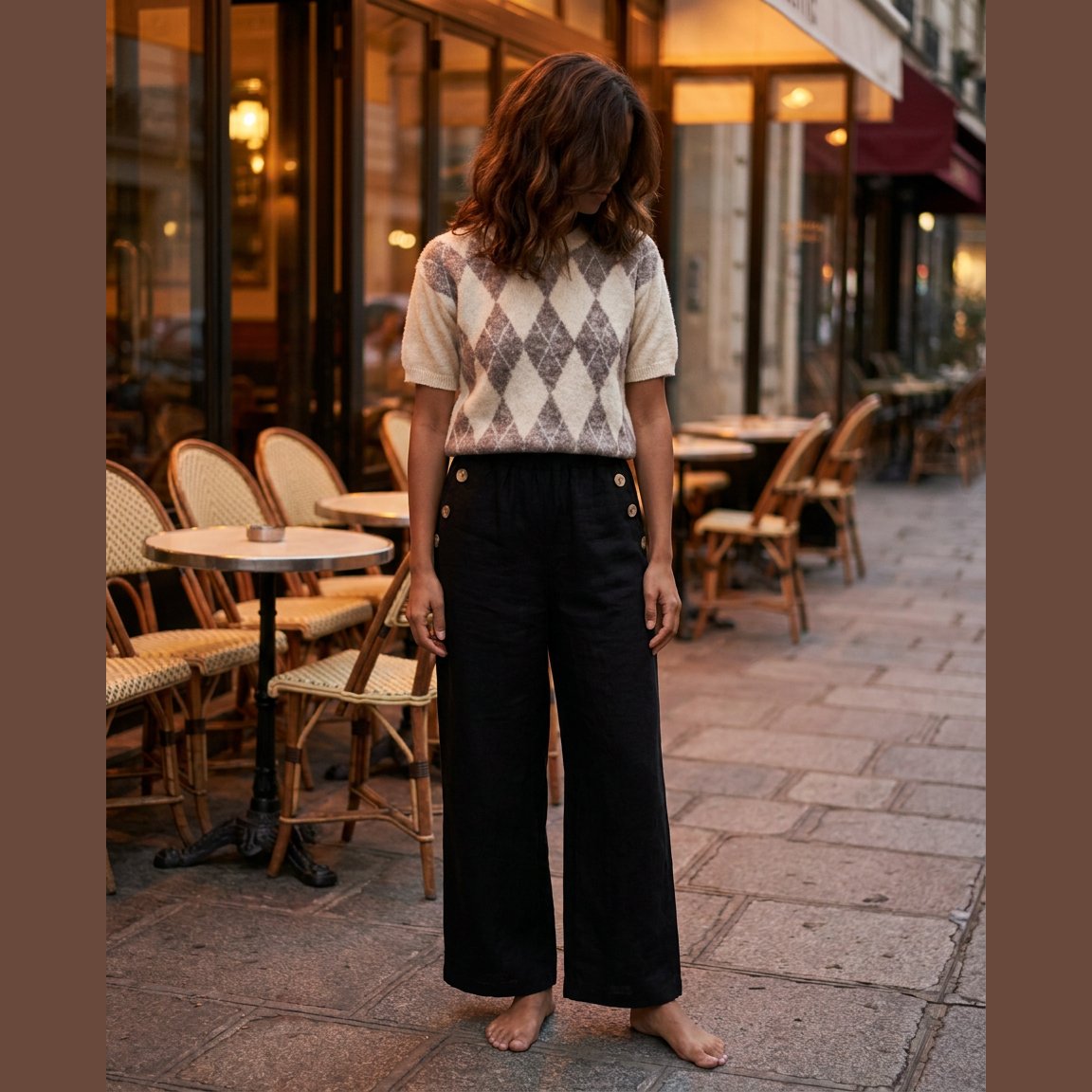 MOONDUST Harlekin Knit KNITWEAR 20 OFF WHITE
