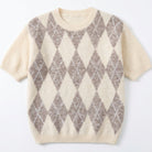 MOONDUST Harlekin Knit KNITWEAR 20 OFF WHITE