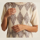 MOONDUST Harlekin Knit KNITWEAR 20 OFF WHITE