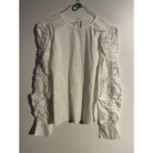 MAPP IDA SMOCK BLOUSE BLOUSE/SHIRT 10 WHITE