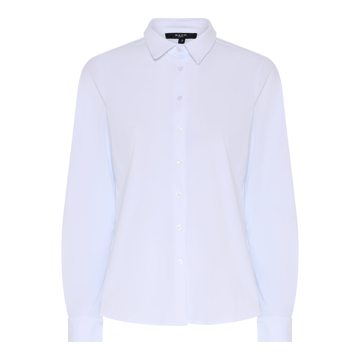 M JEANS IRON FREE SHIRT BLOUSE/SHIRT 10 WHITE